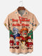 Men's Christmas Funny Graphic Short Sleeve Hawaiian Shirt